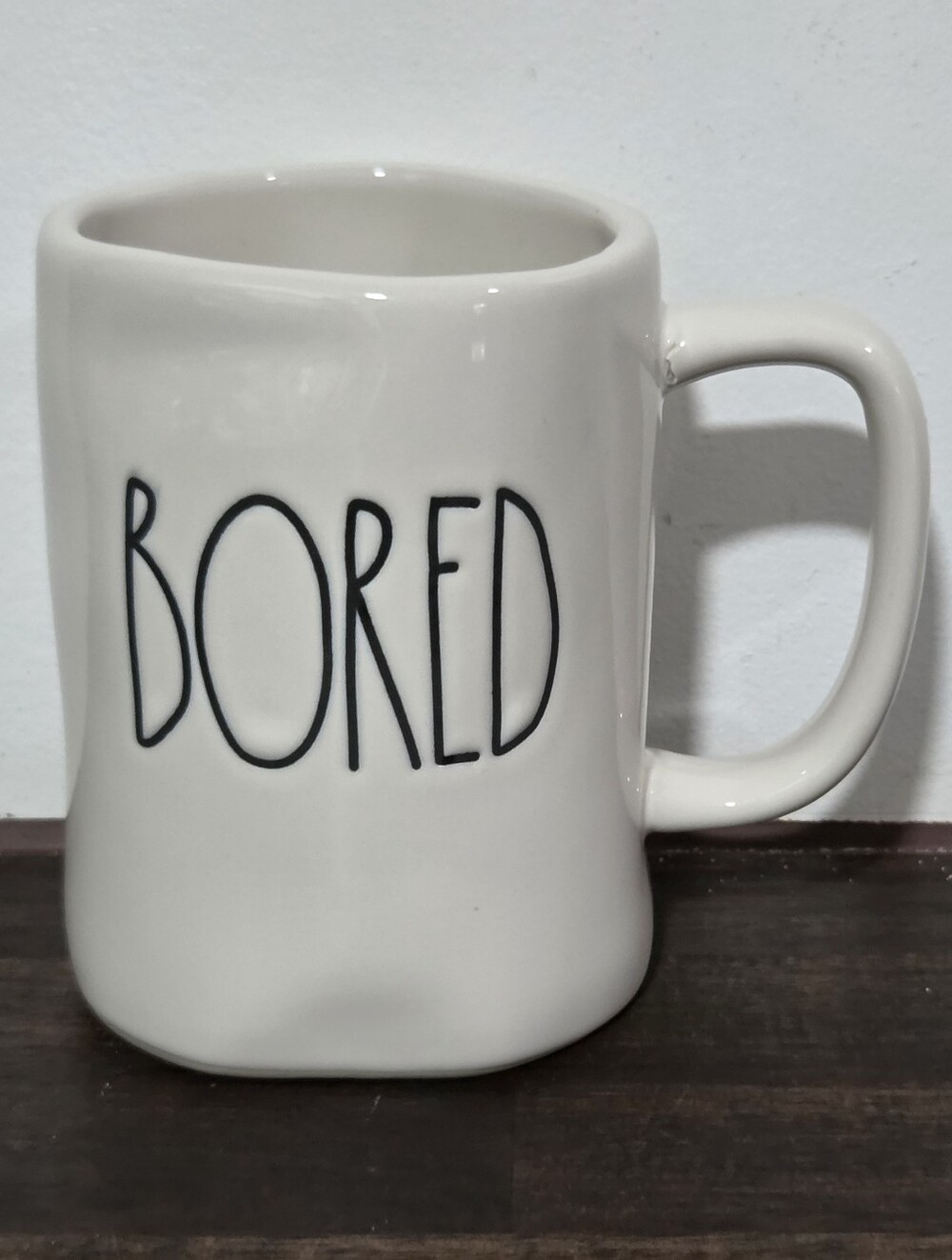 Rae Dunn 'BORED' Ceramic Coffee Mug